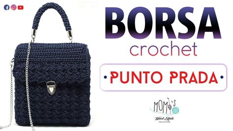 tutorial manici borsa prada|Come realizzo la BORSA PRADA all' uncinetto .